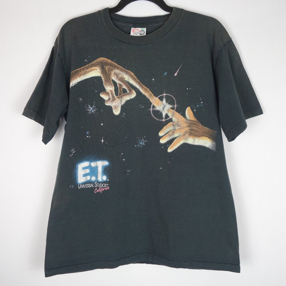 Vintage 90's Universal Studios California ET Movie Single Stitch T-shirt, Sz L